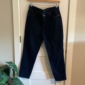 Chico's Dark Blue Straight Leg Jeans